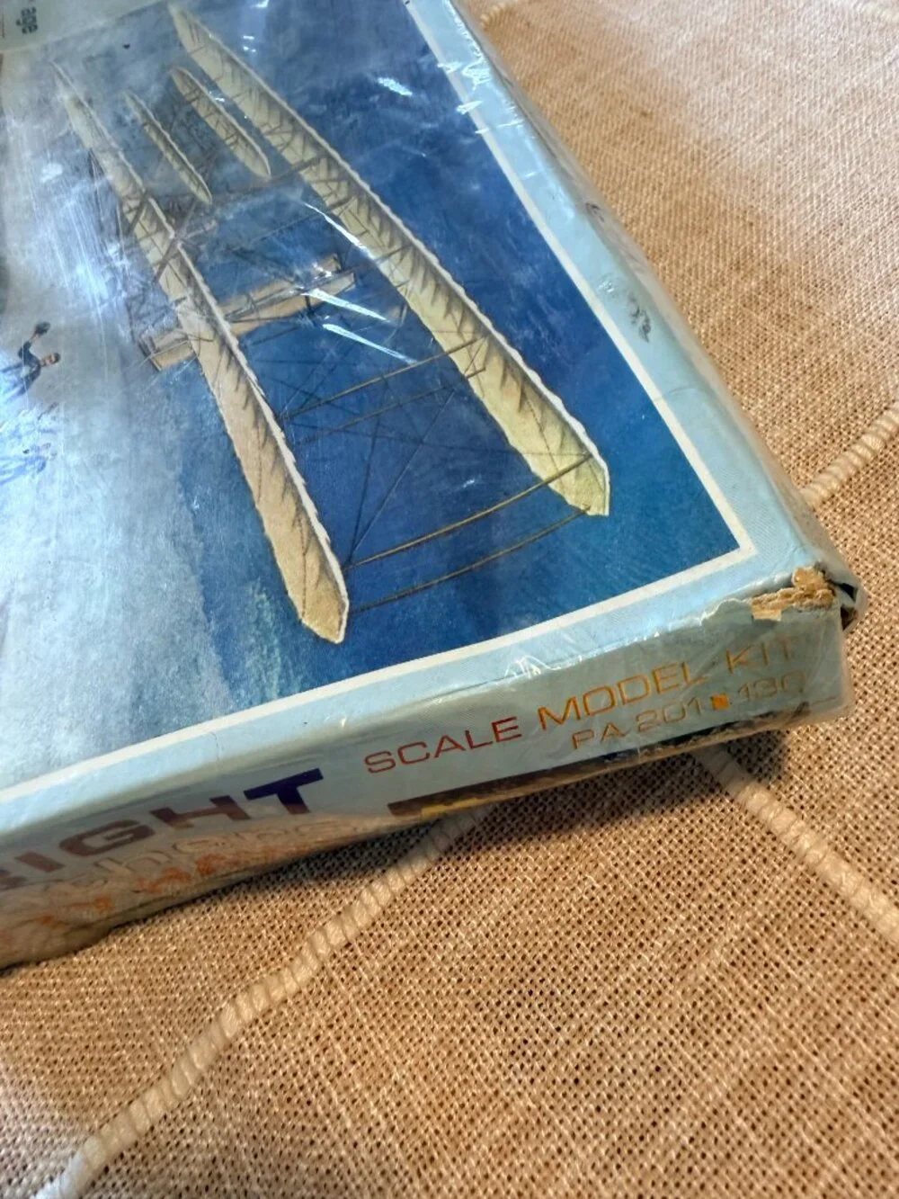Vintage Toy Wright Brothers Kitty Hawk Monogram 1-50 Plastic Model Kit